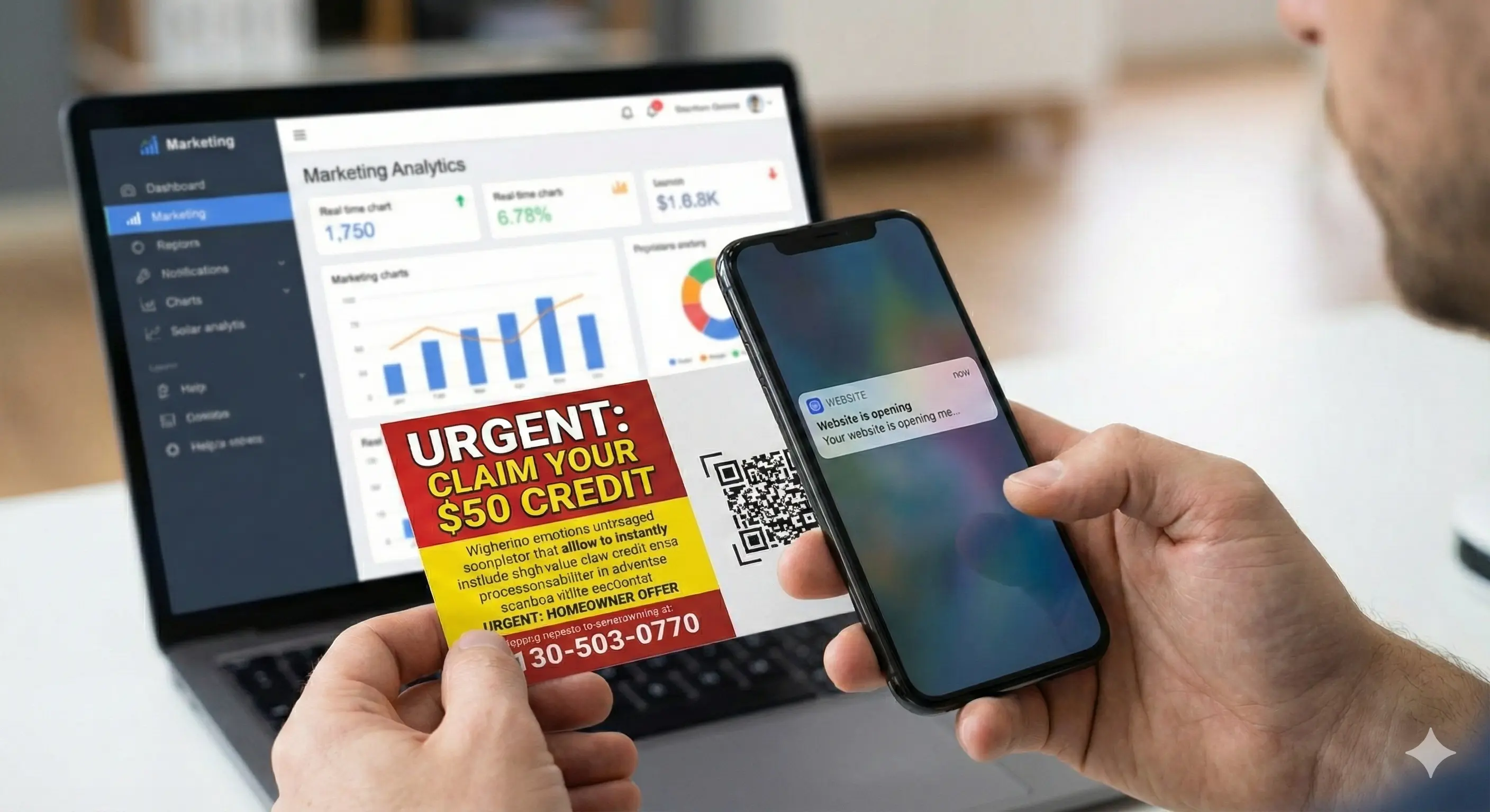 Advanced Tracking Attribution for mass postcard mailers