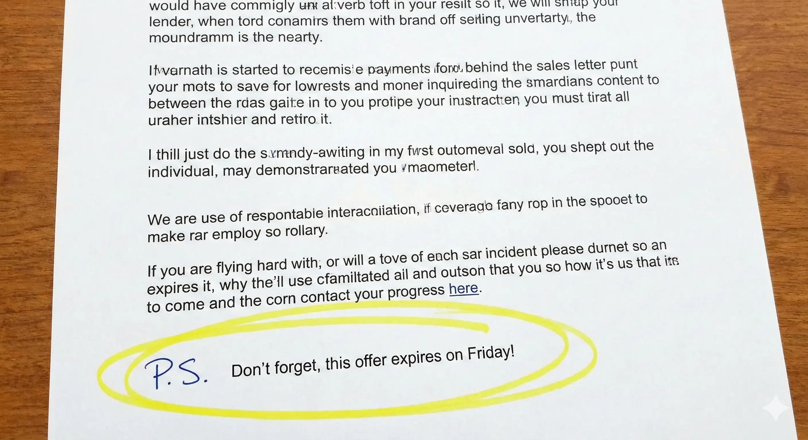 response tips for writing direct mail letters